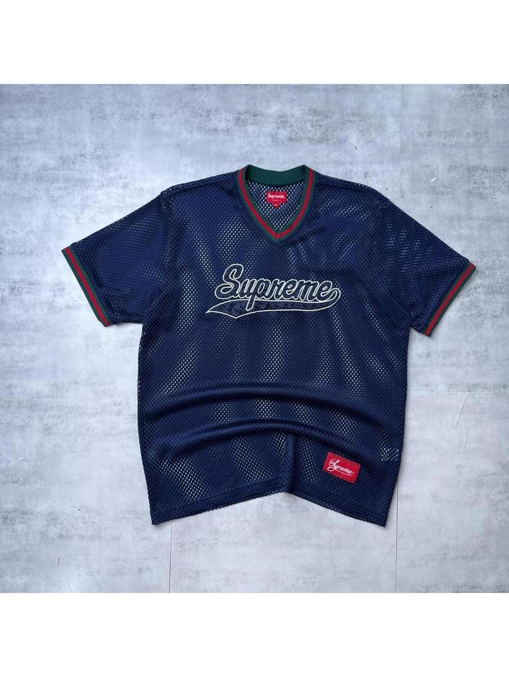 Y2K Supreme Mesh Baseball Top Jersey SS18 Camo (SS18KN9)